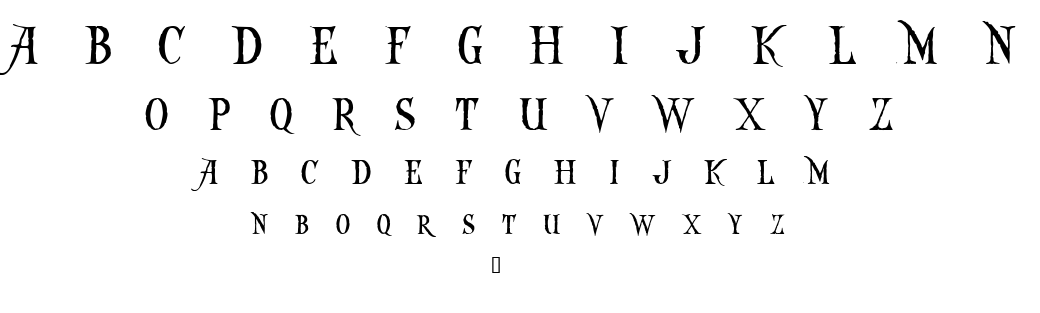 Captain Kidd font