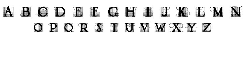 DRAUGHTWORK font