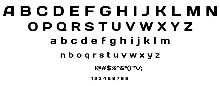 Days font