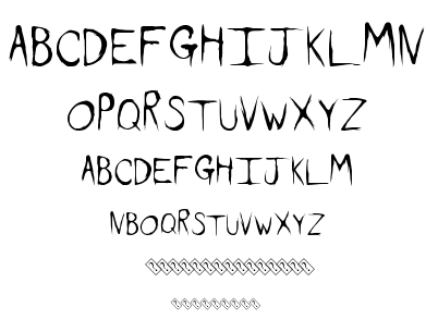 Dirty Feature font