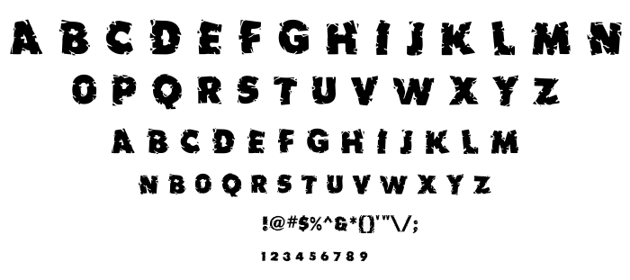 Earthquake MF font