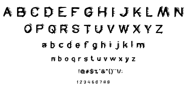 freezer font