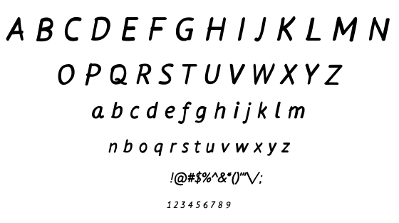 Flow font