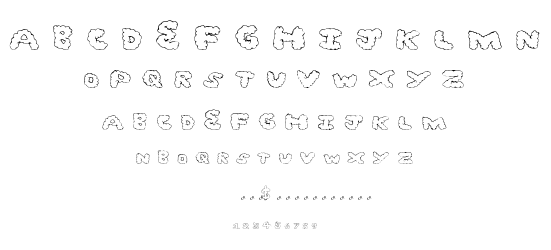 Ghost Clouds font