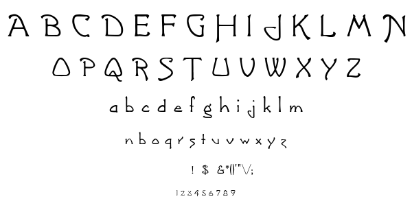 Greetings font