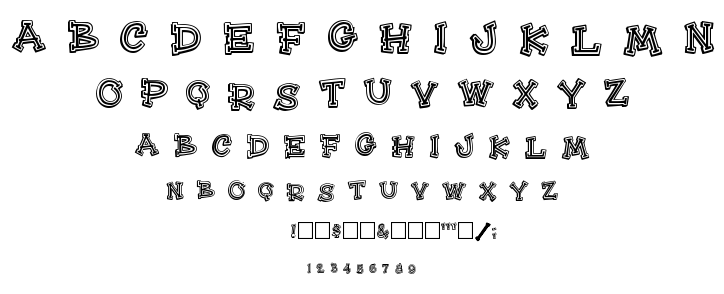 HeeHaw font