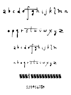 Holy Scriptacular font