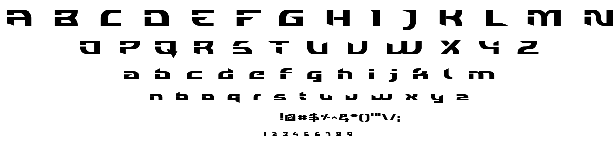 individigital black font