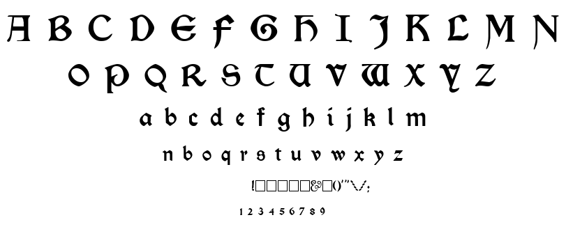 Kelmscott font