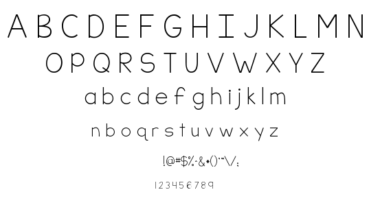 KG Part of Me font