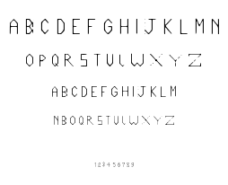 Liner 34 font