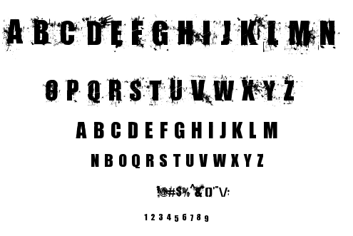 Living Hell font