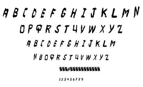 Major Scare font