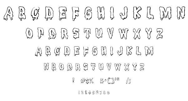 Meltdown MF font