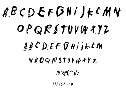 Nollapiste font
