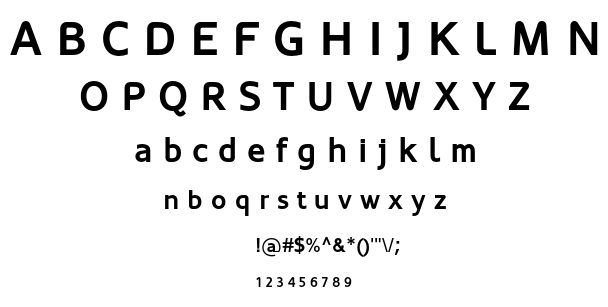 Oblik Bold font