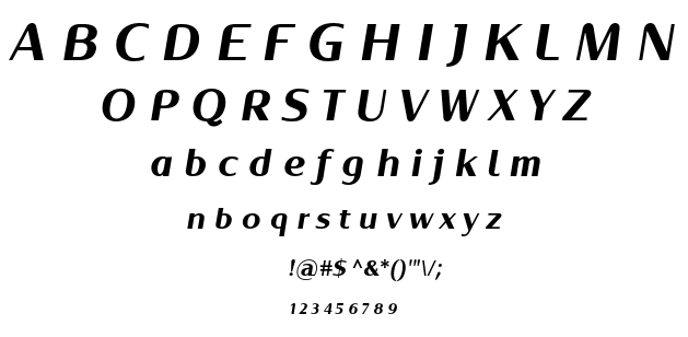 Oblik Classic Bolt Italic font