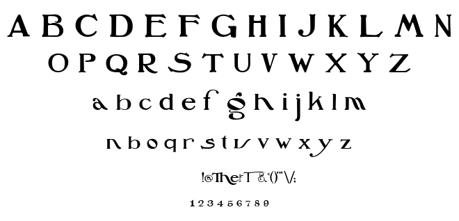 Oz’sWizard font