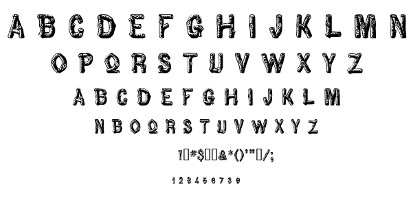 Pinewood font
