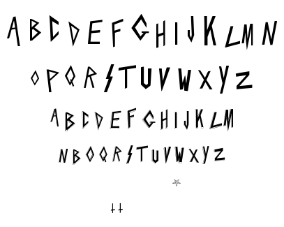 Slaytanic font