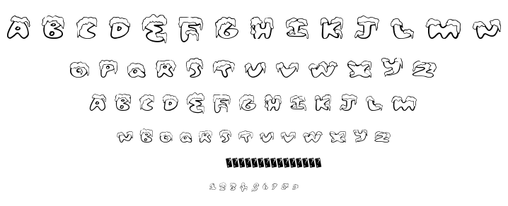 Snow Frosting font