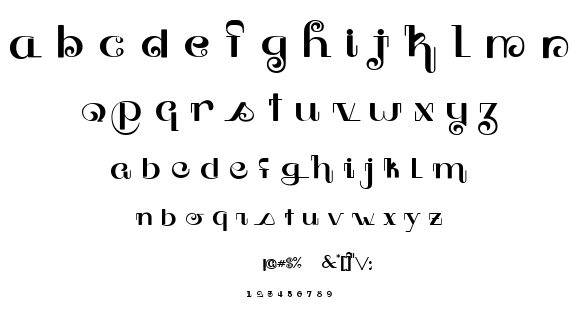 South Pacific font