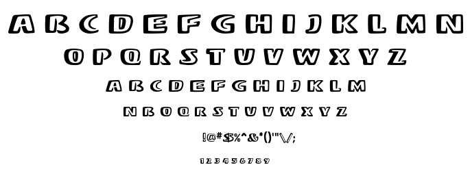 Stereo MF font