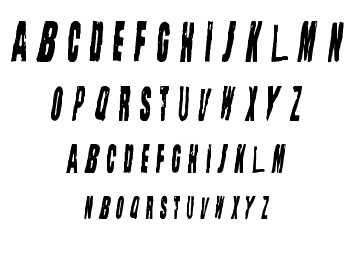 Straight Face font