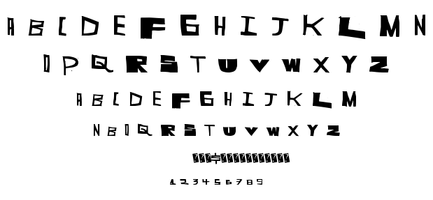 Super Cut font