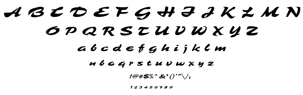 Tambo font