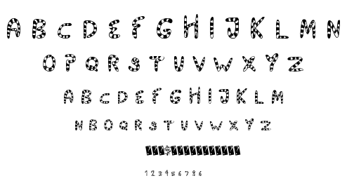 Tiger Tails font