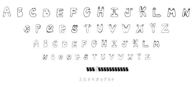 Tiny Friends font