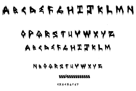 Treehaus Horror font