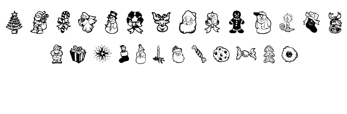 Xmas Doods 2 font