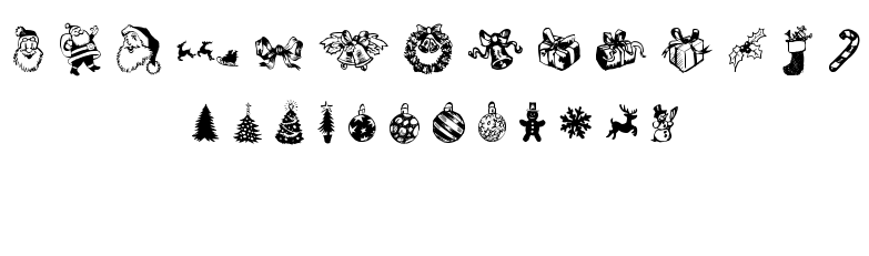 Xmas Doods font