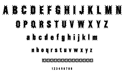 Aftermath BRK font