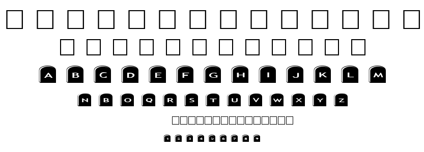 alphashapes gravestones 2 font