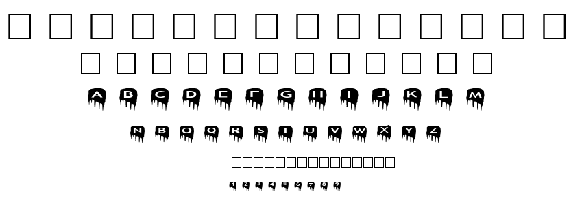 alphashapes meltdowns font