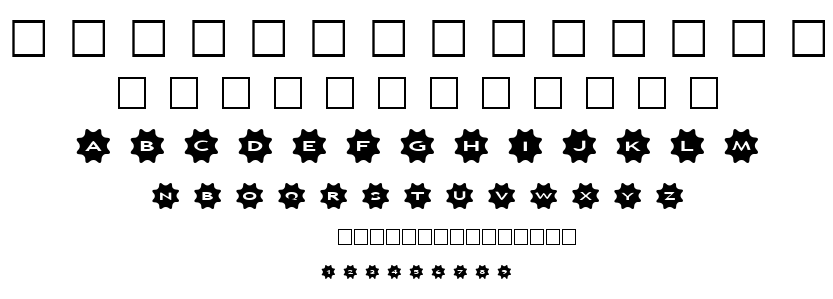 alphaahapes stars 4 font