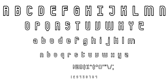 Bumped font