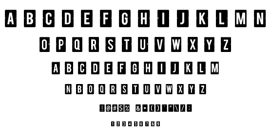 Calendar Note TFB font