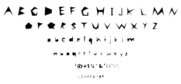 Careless font
