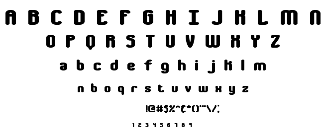 Chumbly BRK font