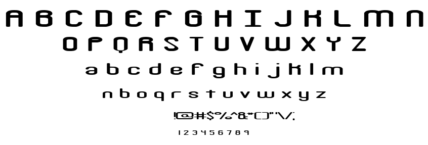 Crackdown font