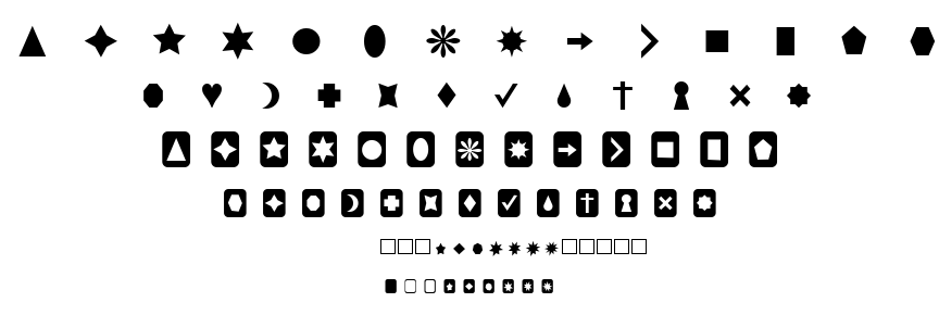 Cut Outs for 3D FX font