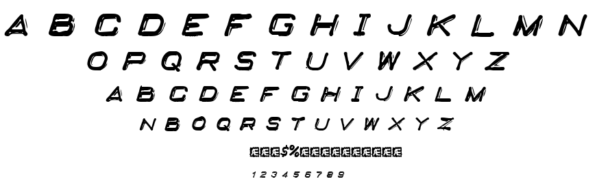 Embossing Tape font