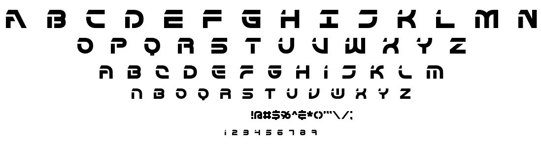 Flipside font