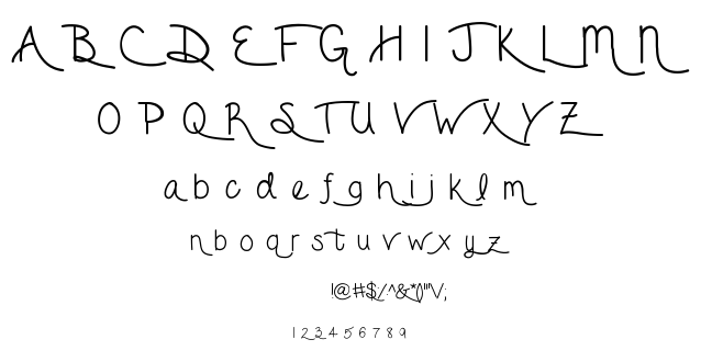 Forget_Me_Not font