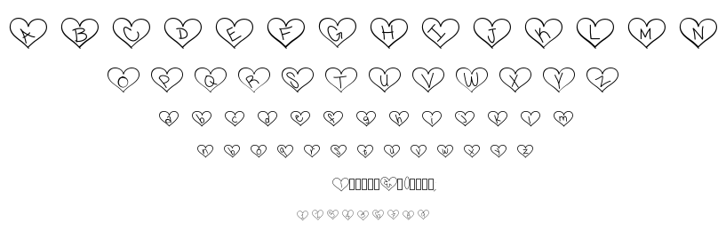 I Lovers You font