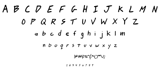 Johnny Mac Scrawl BRK font
